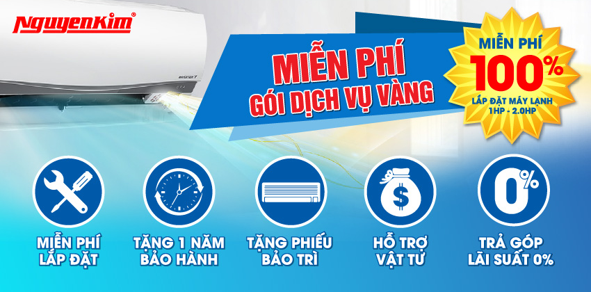 Sắm máy lạnh x5 ưu đãi - xua tan nắng hè
